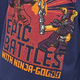 Lego Wear Lego Ninjago TEO 973-2er Pack Langarmshirt, T-Shirt Bambino, Mehrfarbig (Navy/Grey 189) 110 Pacco da 2 - 1