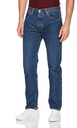 Levi's 501 Levi’soriginal Fit, Jeans Straight Uomo, Blu (Subway Station 2463), W34/L34 - 1