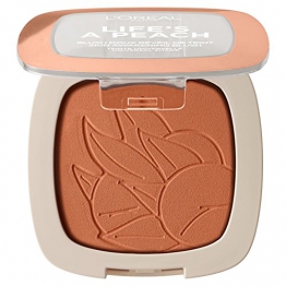 L'Oréal Paris Blush in Polvere Life's a Peach, Pelle Idratata, Effetto Radioso con Estratto di Pesca, 01 Eclat Pêche - 1