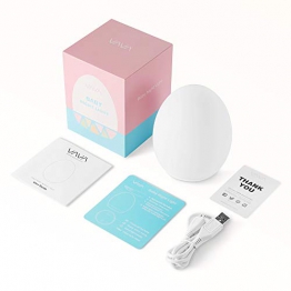 Luce Notturna LED per Bambini, VAVA Lampada USB Ricaricabile in Silicone per Neonati, Controllo Touch, Luce Calda Dimmerabile e Colore Regolabile per Infanti, Timer da 1 Ora, Funzione Memoria - 1