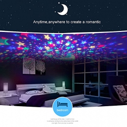 Luci notturne per bambini, Proiettore stelle per luce notturna, Lampade decorative per la casa, Baby Nursery Mood Night Lamp For Baby Bambini Bambini Ragazze Ragazzi Adulti Camera da letto (ROSA 2) - 1