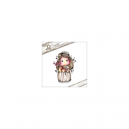Magnolia Bohemian Collection cling timbro 16,8 cm x 9,5 cm pacchetto romantico boho Tilda - 1
