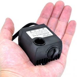 Maxesla Mini Pompa Acqua Sommergibile Ultra-silenzioso 300L/H Pompa Fontana Acquario Laghetto per terrari, stagno di pesce, sistemi di circolazione, ecc. - 1