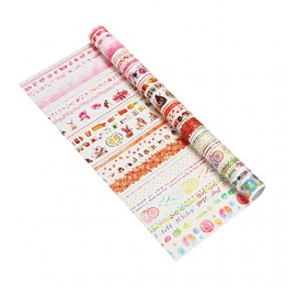 Molshine Washi Tape, nastro adesivo di carta per fai da te, artigianato decorativo, confezioni regalo, scrapbook 30-668 - 1