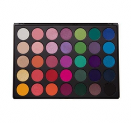 Morphe Pro 35 Color Eyeshadow Makeup Palette - GLAM (High Pigmented) 35B by Morphe Brushes - 1