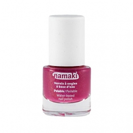 NAMAKI - Smalto a base acquosa - Fucsia - Facile da applicare - Asciuga rapidamente - Nessun additivo chimico nocivo - 7,5 ml - 1