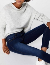 Only 15077791/SKINNY SOFT ULTIMATE 201, Jeans donna, Blu (Dark Blue Denim), S/L32( S) (Talla produttore: S) - 1