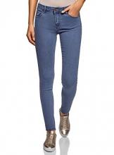 oodji Ultra Donna Jeans Skinny Basic, Blu, 30W / 32L (IT 48 / EU 44 / XL) - 1