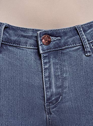 oodji Ultra Donna Jeans Skinny Basic, Blu, 30W / 32L (IT 48 / EU 44 / XL) - 3