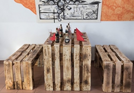 Palette Mobili, mobili da giardino in euro pallet, seduta di gruppo - 1