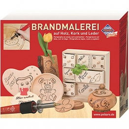Pebaro 0269 - Set per pirografia su legno, cuoio e sughero - 1