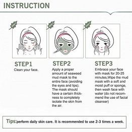 Peel off Maschera, Maschera di comedone, Blackhead Remover Mask, Maschera di fango del Mar Morto, per pulizia profonda della pelle, pulisce l'acne e i punti neri, riduce i pori e le rughe - 1