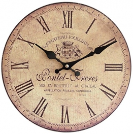 Perla PD Design Orologio da parete orologio da cucina Design Vintage Pontet Freres, diametro 28 cm - 1