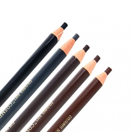 Pinkiou Matite per sopracciglia Matite per sbucciare Matite per sopracciglia Color marrone, marrone scuro, marrone chiaro, grigio scuro (confezione da 5) - 1