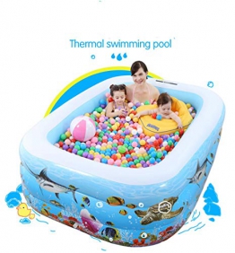 Piscina Gonfiabile Per Bambino,Fondo A Bolle,Piscina Gonfiabile Della Sfera Di Mare Della Vasca Da Bagno, Pompa Elettrica, Anello Di Nuoto, Palla Marina,540471 ,S,M,L - 1