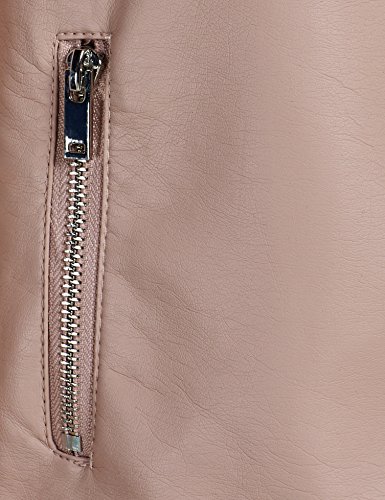 RED WAGON Giacca Biker con Cerniera Bambina, Rosa (Blush), 140 (Taglia Produttore: 10 Anni)