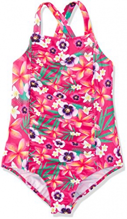 RED WAGON Multifloral SwimsuitNuoto Bambina, Rosa (Pink), 110 (Taglia Produttore: 5 Anni) - 1