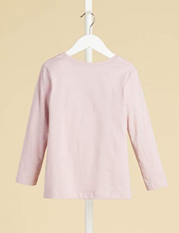 RED WAGON Plain Multipack Maglia a Maniche Lunghe Bambina Pacco da 3, Multicolore (White, Lilca and Navy), 128 (Taglia Produttore: 8) - 1