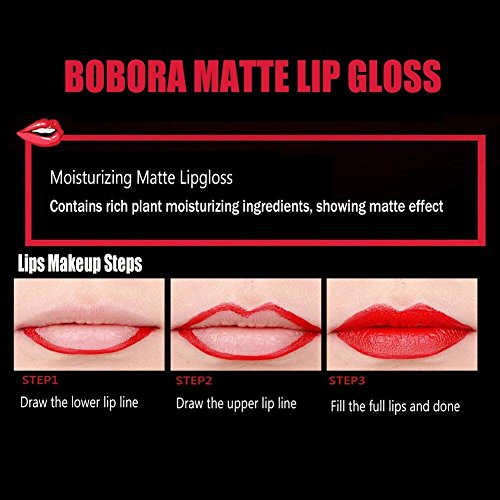 Richoose 16 PCS Rossetti Matte Insieme Impermeabile Trucco Liquido Lip Pencil Opaco Rossetto Gloss Super Long Lasting per Il Regalo della Festa della Mamma (16 PCS)