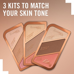 Rimmel - Sculpting Palette By Kate - Set Completo Contouring Viso: Illuminante, Terra e Blush - Coral Glow - 1