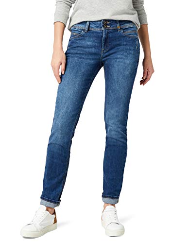 s.Oliver 04899713700, Jeans Donna, Amparo Blue Denim Stretch 55Z4, 46 W/30 L
