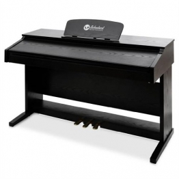Schubert E-Piano pianoforte elettronico digitale (88 tasti, 3 pedali, tastiera musicale digitale, MIDI, display LCD) - nero - 1