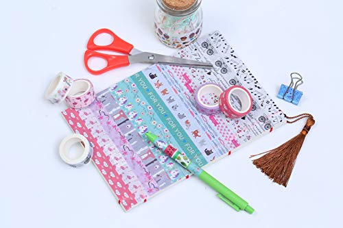 Set di 40 rotoli di nastro washi tape, nastro adesivo decorativo per mestieri, abbellisce Bullet, diari pianificatori