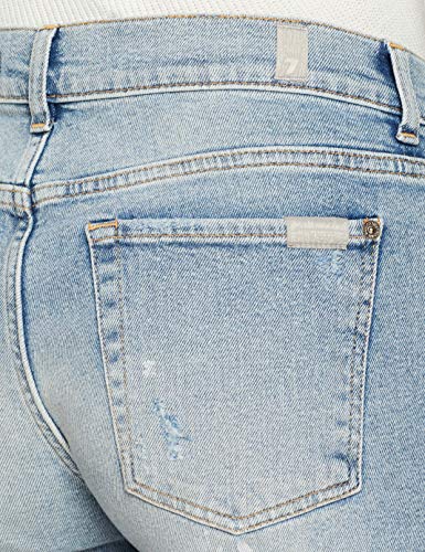 Seven for all Mankind International SAGL Asher, Jeans Boyfriend Donna, Blu (Vintage Larchmont Distressed 0vn), W27/L28 (Taglia Produttore: 27)
