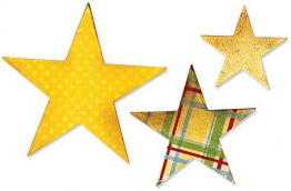 Sizzix Bigz Die Stars Fustelle a Stella - 1