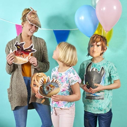 STAR Cutouts –  – stsmp293 – 6 maschere per adulti – Dragon 2 – 6 Personaggi Assortiti – Taglia unica - 1