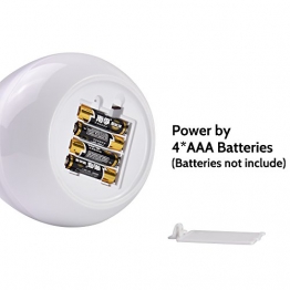 Stella lampada, Luce di Illuminazione Notturna Rotante per Bambini/Camera da Letto, 3 Modalità di Luce, Powered by Batteria o Cavo USB, Ideale per Regali di Compleanno e Natale - 1