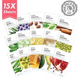 The Face Shop Real Nature Facial Mask Sheets (Pack of 15) - 1