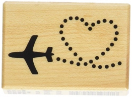 Timbri di legno - cuore aereo - 1