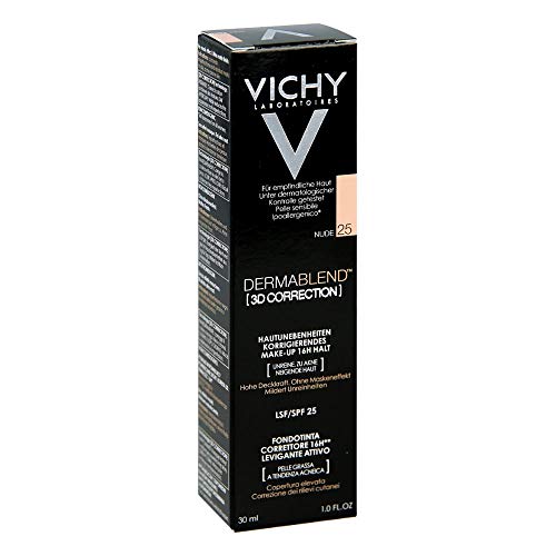 Vichy Dermablend 3D Fondotinta, con SPF 25, confezione da 30 ml