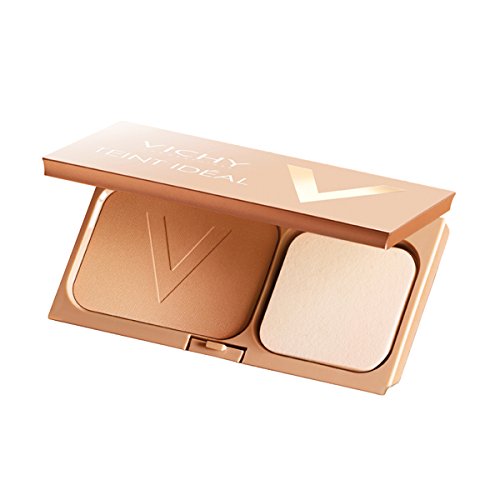Vichy Teint Idéal – Fondotinta compatto SPF 25, Tonalità 3 (Scuro), 9.5 g
