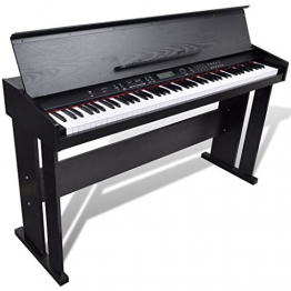 vidaXL Pianoforte Digitale con 88 Tasti e Leggio Strumento Musicale Tastiera - 1