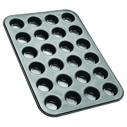 Zenker Black Metallic Stampo Muffin, Acciaio Inossidabile, Nero - 1