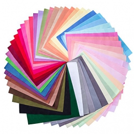 50 Pezzi Multi-colori Tessuto di Patchwork Cotone Misto Quadrato Fascio da Cucito Quilting Mestiere, 50 Colori (10 per 10 cm) - 1