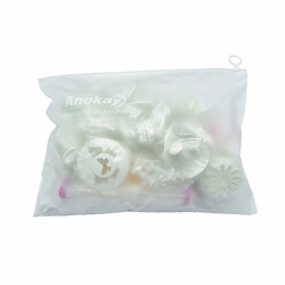 Anokay Set di 52 pz Formine e Attrezzi per Abbellire Torte, Biscotti, Pasticcini, Pasta di Zucchero , Pasta Frolla, Marzapane - Fai da Te coi Bambini in Cucina (52 Pezzi) - 1