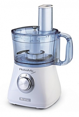 Ariete 1769 Robomix Compact da Cucina, Multifunzione, Capacità 2 L, Set Accessori per Tritare, Affettare, Montare, Impastare, Emulsionare, 500 W, Bianco - 1
