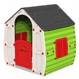 Casetta Gioco Per Bimbi cm.102X90X109H Casa Gioco Bambini Esterno Giardino - 1