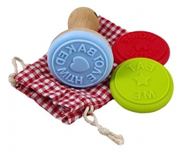 Charming Boxes - set di stampi per biscotti, 3 stampi in silicone con supporto in legno e sacchetto di cotone per la conservazione, fantastico regalo di Pasqua!  - 1