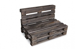 clc ARREDO Divanetto Pallet richiudibile Made in Italy - Colore Nero - 1
