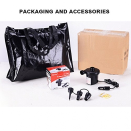 CYOUZHE Il Letto Gonfiabile dell'automobile/Molle Che Si Affollano Le Stuoie di Campeggio Accessori dell'automobile di Festa Pieghevole Portatile 195 * 106Cm Descritto Suggerito,Beige - 1