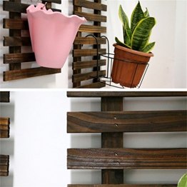 DYFYMXStand de plantes Mensola in Legno massello, mensola Creativa, fioriera Decorativa, Pot de Fleurs (Dimensioni : 29 * 90cm) - 1