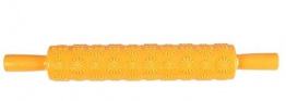 EVRYLON Mattarello con Decorazioni Forme Fiore mattarello Decorativo per Biscotti in plastica per Cake Design Visto in TV - 1
