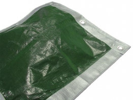 FAITHFULL, Copertura impermeabile da esterno, 5.4 x 3.6 m, Colore: Verde/Argento - 1