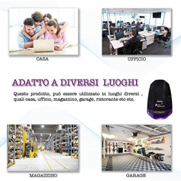 Fakiku Repellente per Topi e Zanzare a Ultrasuoni Professionale-Nuova-Versione 2019 con Convertitore ad Alta Frequenza-Copertura a 360°Doppia Frequenza , Ragni,Scarafaggi e Formiche - 1