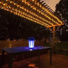 Fenvella Zanzariera Elettrica, 16W Lampada Antizanzare Elettrico Insetticida con Luce UV e Cassetto Raccogli, Alto-efficiente Trappola Zanzare Anti Insetti per Casa Giardino Interno Esterno (Bianco) - 1