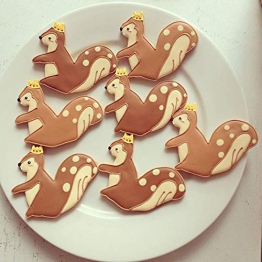 Formine per biscotti a forma di coniglio, Owl, Fox, riccio e scoiattolo 5 pezzi per bambini set di coppapasta per biscotti da Iindes - 1